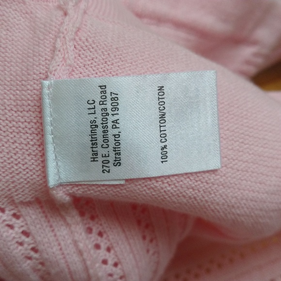 Heartstrings Pink Woven Sweater - Picture 5 of 5